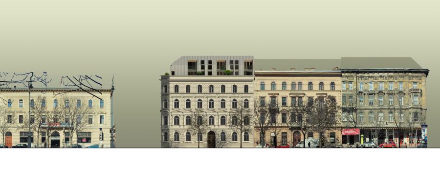 Andrássy út tetőszint társasház