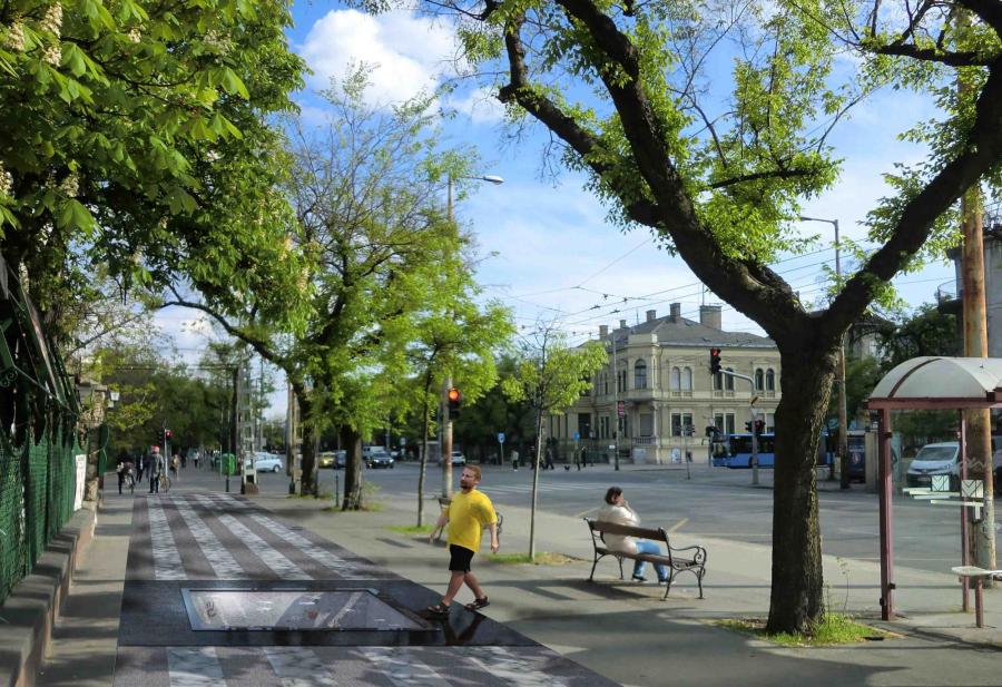 A vészkorszak zuglói áldozataira emlékező köztéri emlékmű