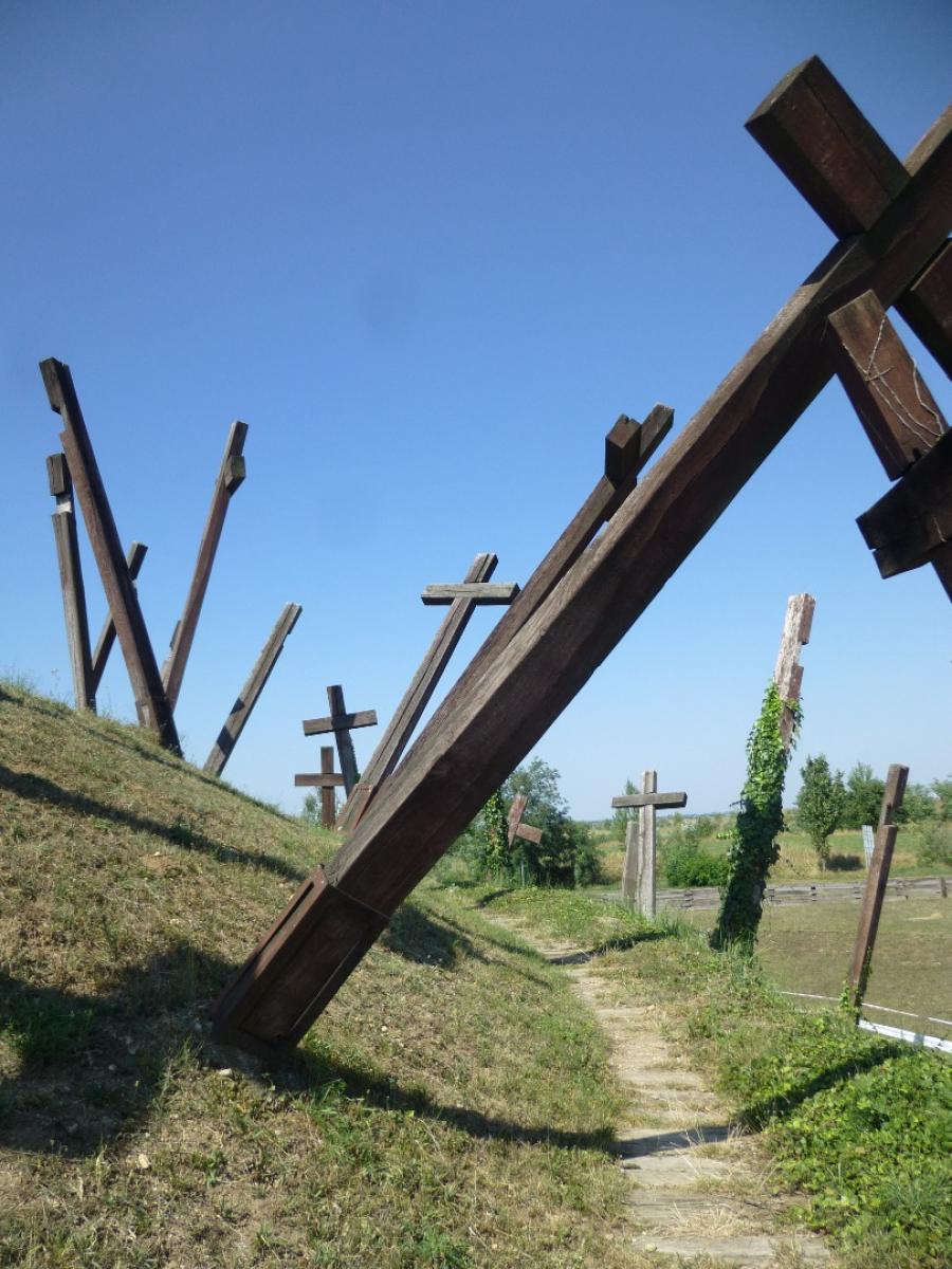 Muhi csata emlékműve